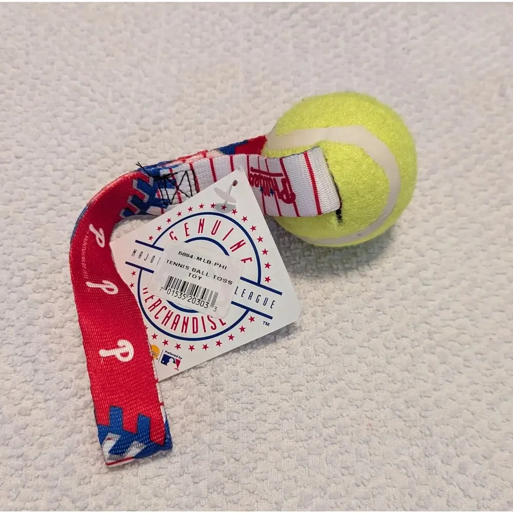 PHILADELPHIA PHILLIES MLB Tennis Ball Toss Fetch Dog Toy Hunter NEW